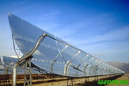 Greenpeace considera que la inauguración de la central termosolar de Sevilla marca el inicio de la era de la energía limpia
