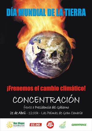 Ecologistas y sindicatos se unen en Canarias contra el cambio climático
