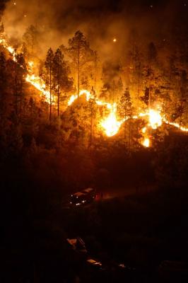 sigue las incidencias  del incendio forestal de  Gran Canaria