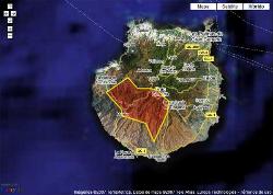 El fuego ha arrasado un tercio de la superficie forestal de Gran Canaria